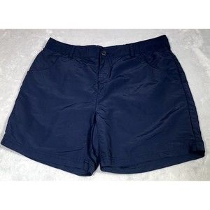 Columbia Shorts Womens 8 Blue PFG Nylon‎ Mesh Athletic Hiking Fishing Outdoors